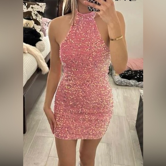 Pinks Sparkle Dress - Picture 2 of 2